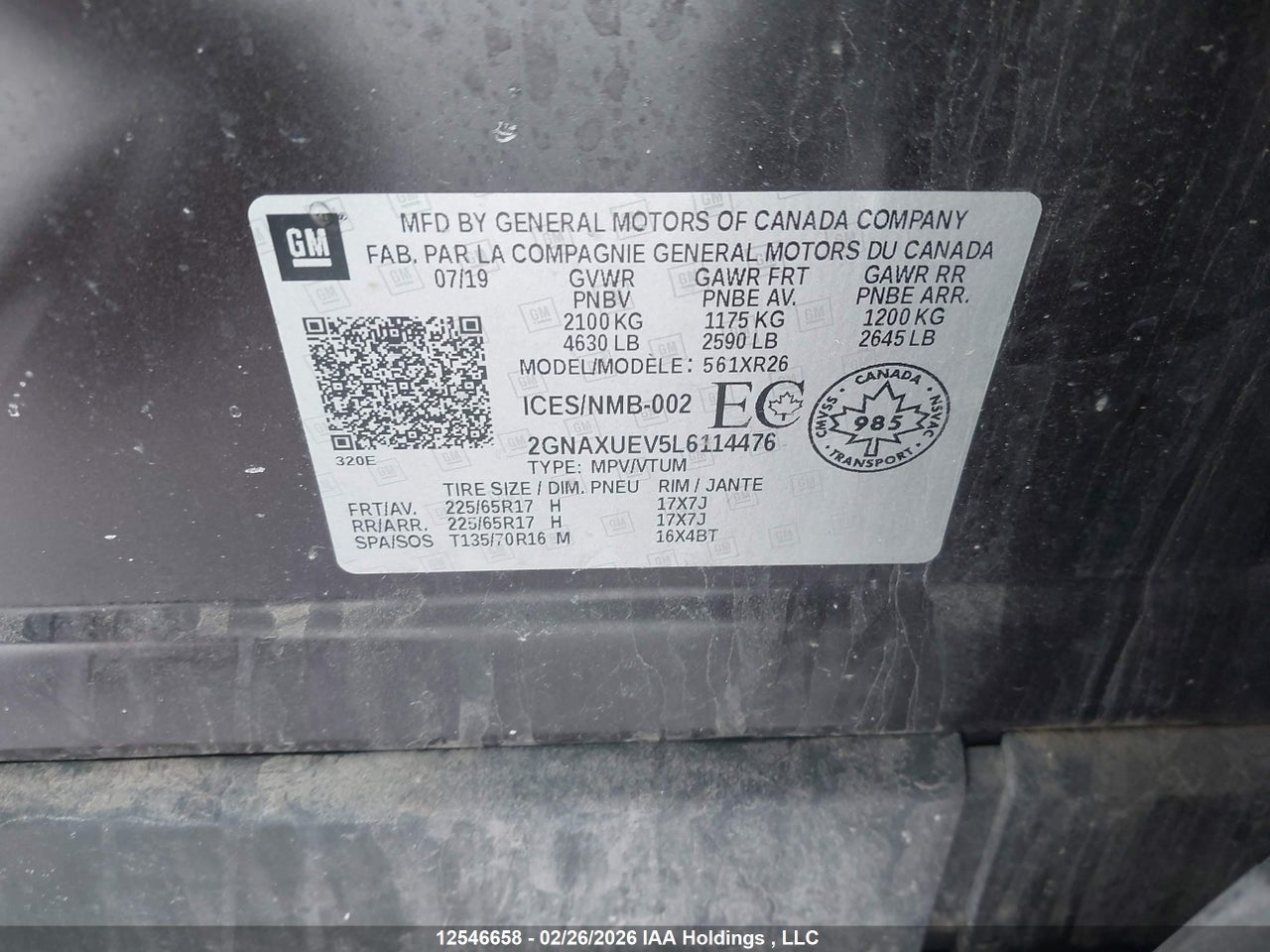 Image #/images/mount/2GNAXUEV5L6114476_09.jpg for vehicle