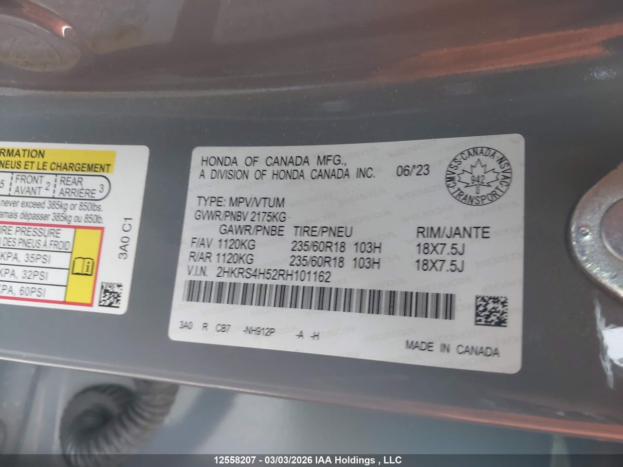 Image #/images/mount/2HKRS4H52RH101162_09.jpg for vehicle