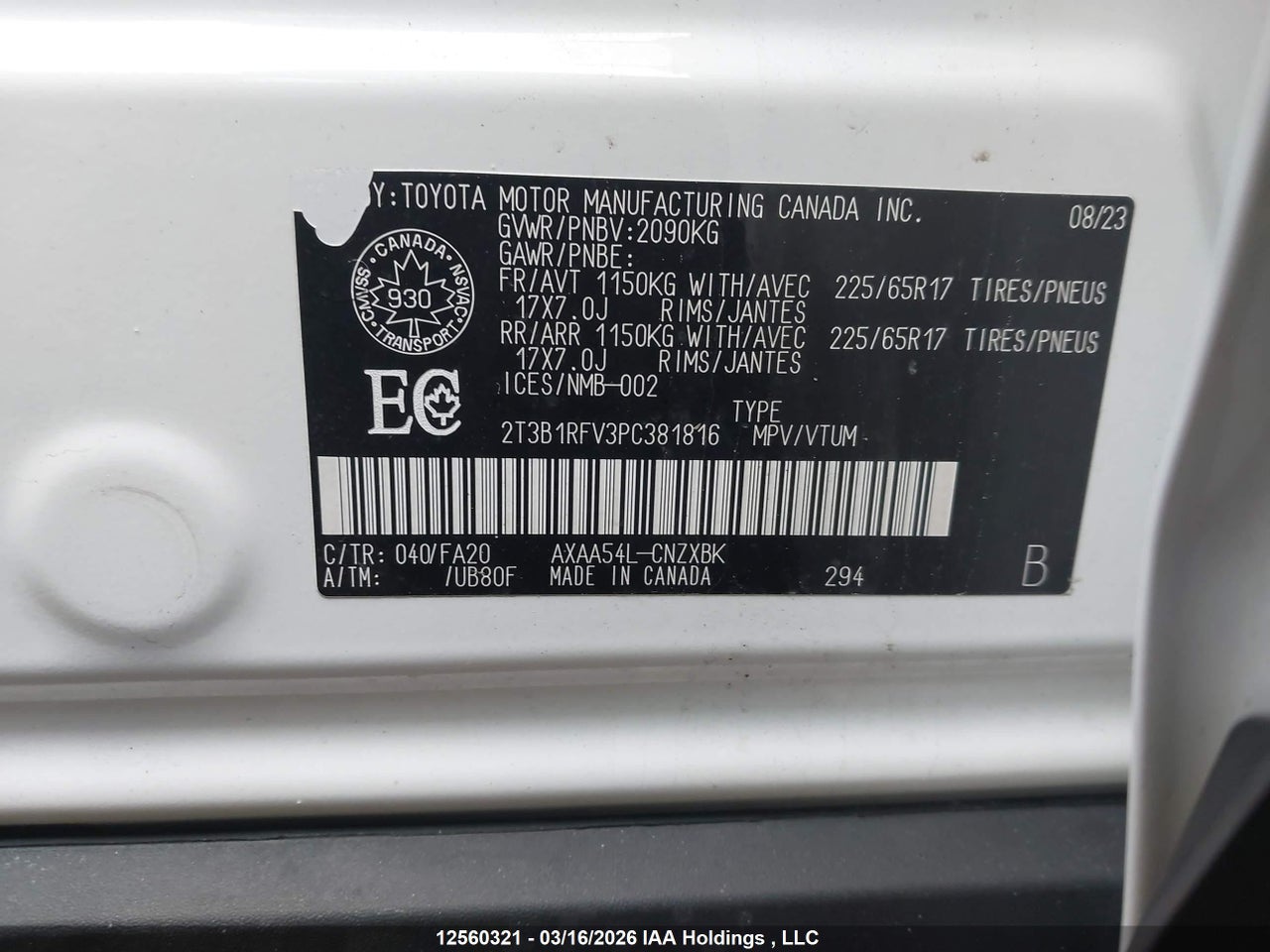 Image #/images/mount/2T3B1RFV3PC381816_09.jpg for vehicle