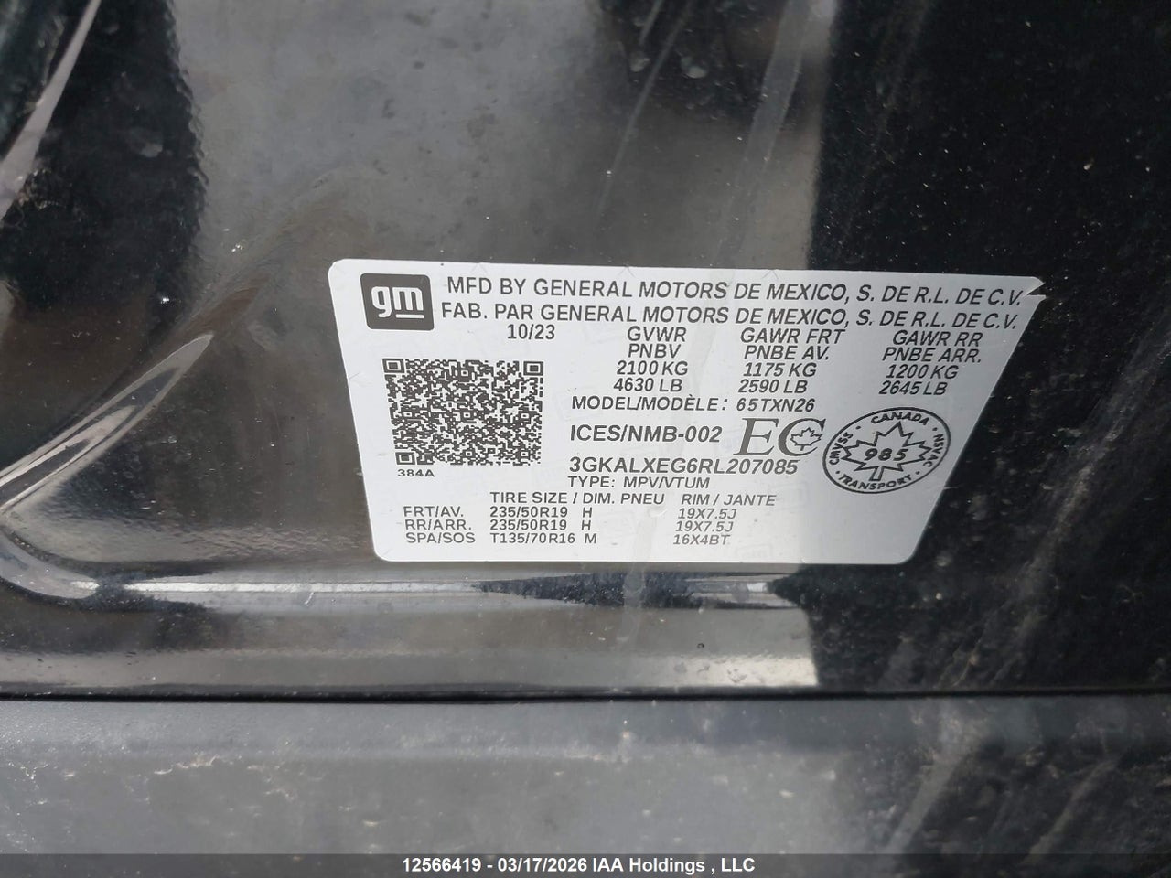 Image #/images/mount/3GKALXEG6RL207085_18.jpg for vehicle