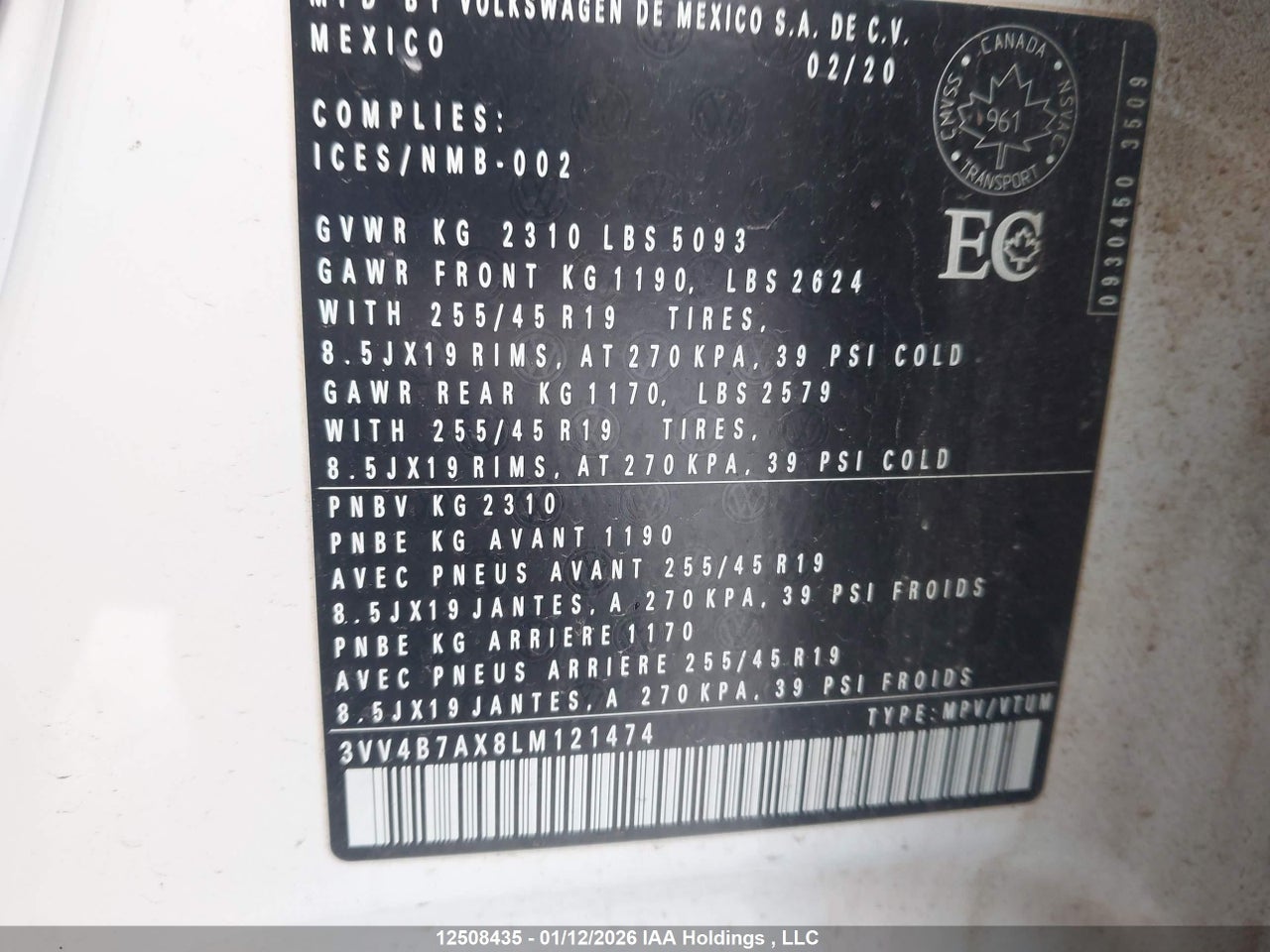 Image #/images/mount/3VV4B7AX8LM121474_09.jpg for vehicle