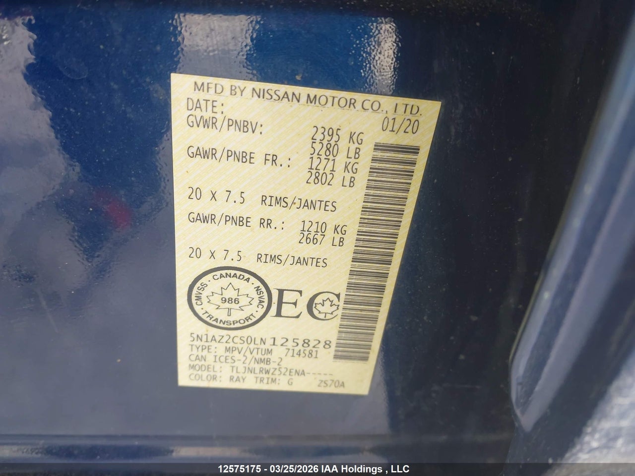 Image #/images/mount/5N1AZ2CS0LN125828_09.jpg for vehicle