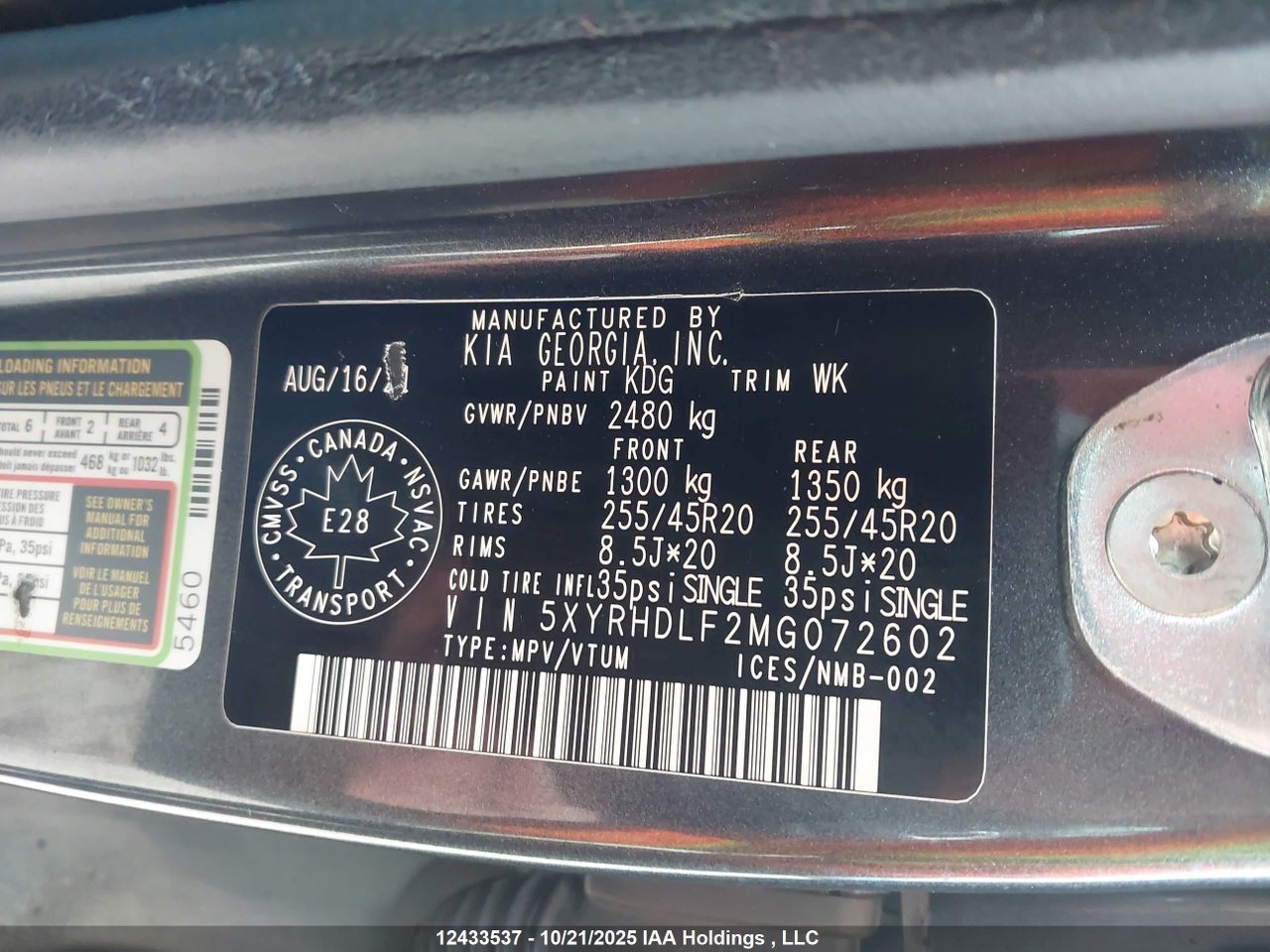 Image #/images/mount/5XYRHDLF2MG072602_09.jpg for vehicle