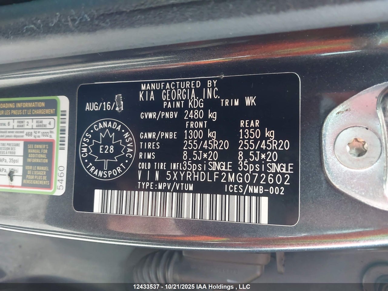 Image #/images/mount/5XYRHDLF2MG072602_18.jpg for vehicle