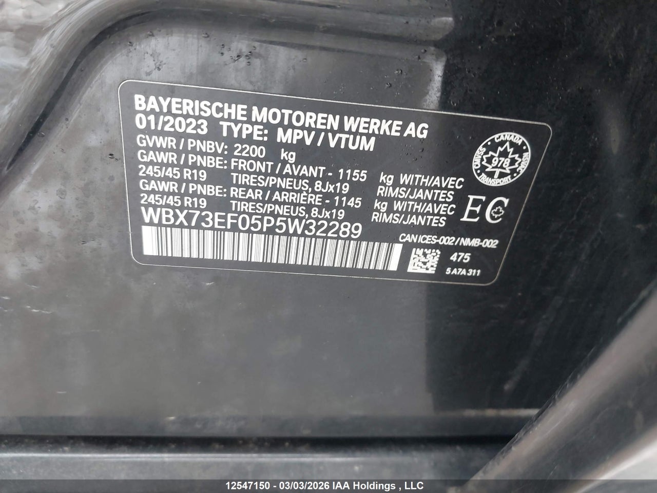 Image #/images/mount/WBX73EF05P5W32289_18.jpg for vehicle